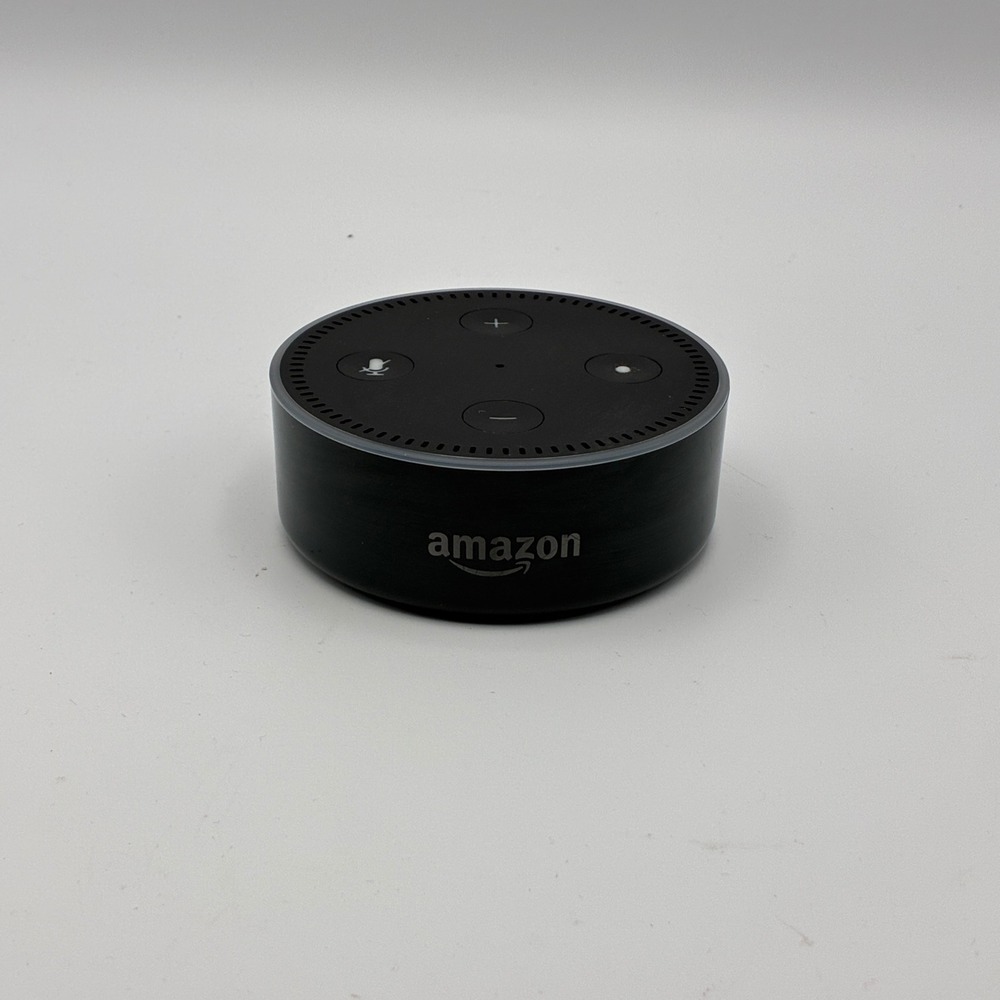 Amazon Echo Dot 2nd Generation Black Smart Speaker RS03QR Alexa Untested